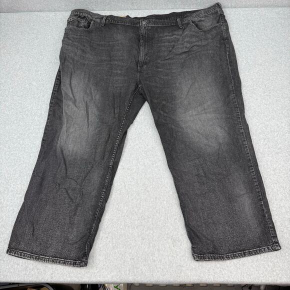 Levi's 559 Big & Tall Men's 58x30 Jeans Relaxed Straight Zip Fly Black - Picture 1 of 4